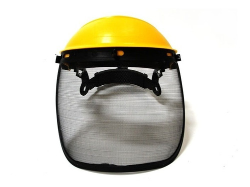 Máscara Proteção Facial Roçadeira Em Tela De Aço - Segurança