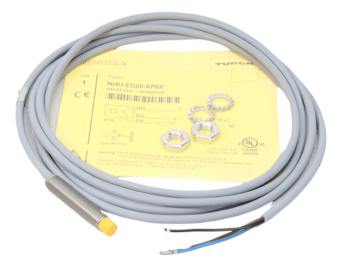 Turck 4600600 Sensor Inductivo Ni4u-eg08-ap6x Cable 2m 4mm