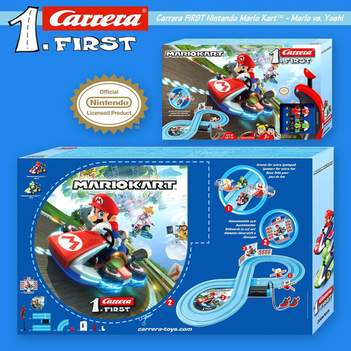 Mario Kart 1. First ( 2, 4 Mt) Mario & Yoshi Oficial