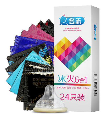 Condones Celebrity Condoms Passion Fire And Ice 24 Condones