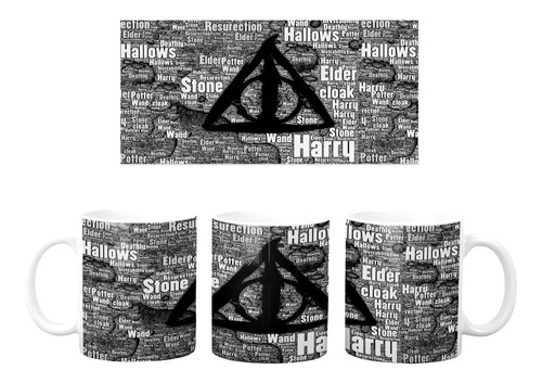 Taza Ceramica Importada - Harry Potter Reliquias 