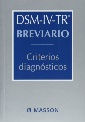 Libro Dsm-iv-tr Breviario De Juan J. Lopez-ibor Aliño