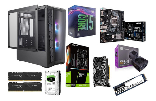 Pc Gamer I5 - 16gb - 480gb + 1tb - Gtx1660 - 550w 80+ Bronze