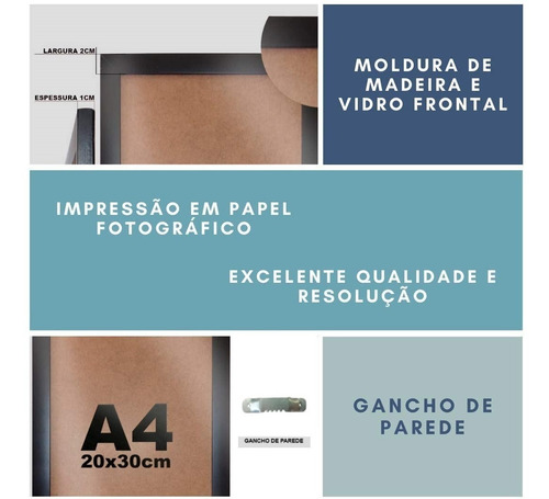 Imagem 7 de 7 de Quadro Interativo Música Spotify Com Moldura E Vidro