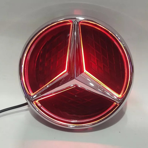 Emblema Led Frontal Aplicado Al Mercedes Benz E300 Glk350 Cl