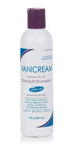 Vanicream Libre Y Claro Medicado Champú Anti-caspa 8 Oz