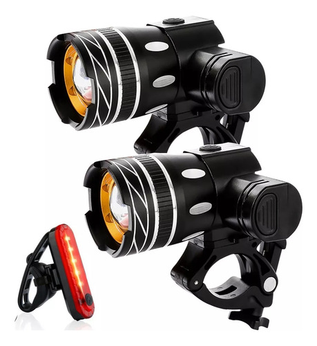** Lámpara Led Recargable 6000 Lm Impermeable For Bicicleta