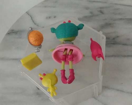 Mini Lalaloopsy Boneca Iv Haley Galaxy 8cm Usada (Usado)