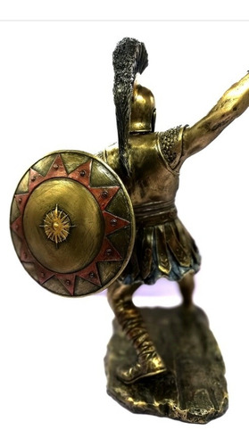Figura Decorativa Griega Principe Héctor Domador De Caballos