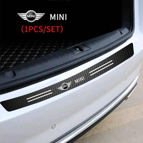 Adhesivo Protector Fibra Carbono Facia Trasera Mini Cooper