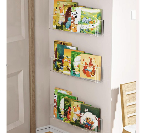 3 Estanterías De Pared Para Niños, Estanterías De Vinilo