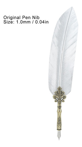 Set De Bolígrafo Feather Pen De 1 Mm, Distintivo Regalo De C