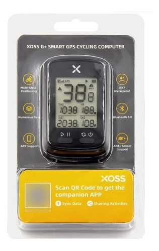 Ciclocomputador Xoss G+ Bluetooth Ant+ Odometro