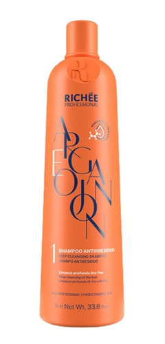 Richée Argan E Ojon Shampoo Profissional Antirresíduo 1l