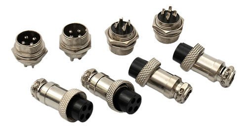 Accesorios Piezas De Conector De Enchufe De Aviación De 4 Pi