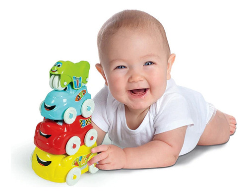 Vehículos Divertidos Apilables Fun Vehicles Baby Clementoni