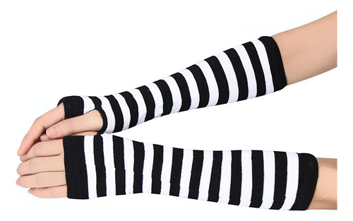 Guantes Invierno Muñeca Brazo Calentador De Manos Tejido Lar