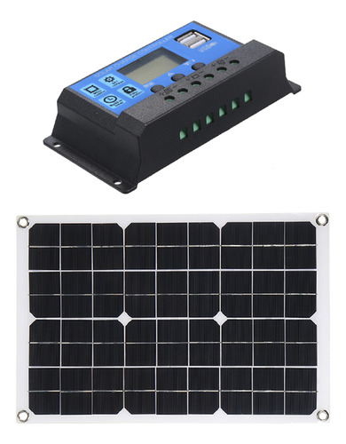 Panel Solar 50w 5v/18v Dual Usb Ip65 Car Charge Controller