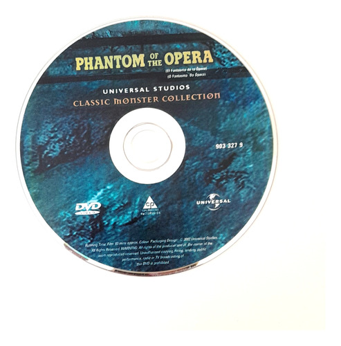 El Fantasa De La Opera - Dvd Original - Los Germanes