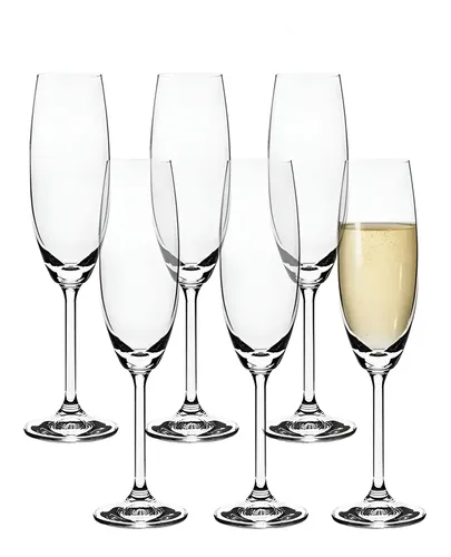Jogo 6 Taças Para Champanhe Cristal Gastro 220ml Bohemia