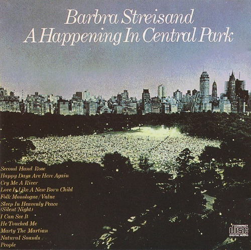 Barbra Streisand Cd Happening In Central Park Como Nuev0 U 