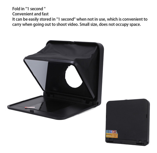 Zz Tc7 Teleprompter Lensgo Portátil Plegable Para Smartphone
