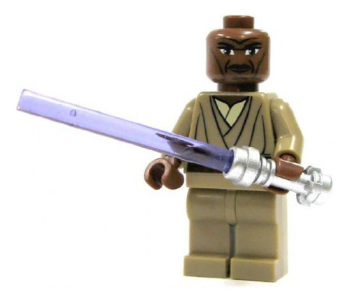 Minifigura Lego Star Wars Clone Wars Mace Windu Con Lightsab