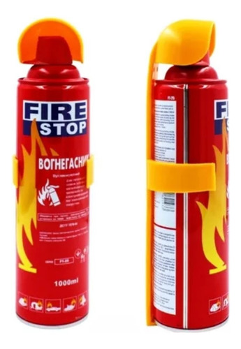 X2 Extintor Portátil 1000ml Auto Casa Extinguidor Retardante