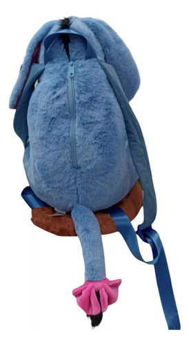 Peluche Mochila Burro Igor Azul 40cm Winnie Pooh Original Azul