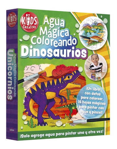 Agua Mágica Coloreando Dinosaurios