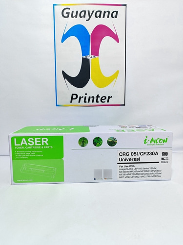 Toner Hp 30a Canon 051 / M227 M203 Lbp160