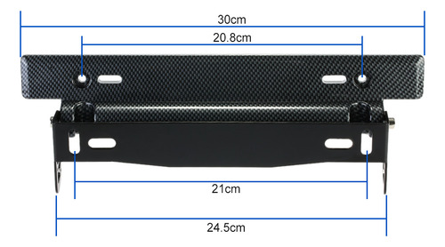 Soporte Universal Para Marco De Matrícula De Coche Racing Co
