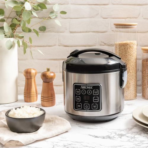 Panela De Arroz Aroma Arc-914sbd Digital 2l Em Aço Inoxidáve