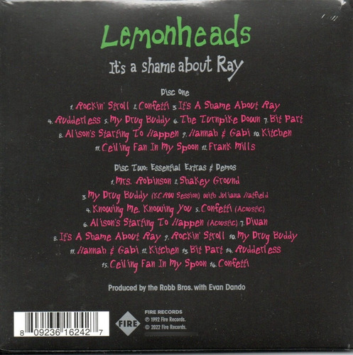 Lemonheads Its A Shame About Ray 30th Cd - Radiohead Oasis