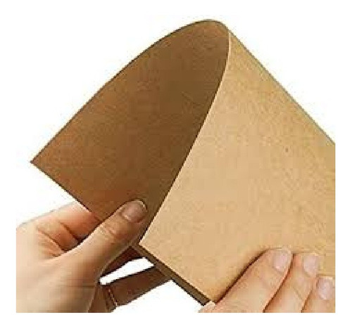 100 Hojas Tamaño Tabloide Rebasado 12 X 18 Kraft 275 Gramos