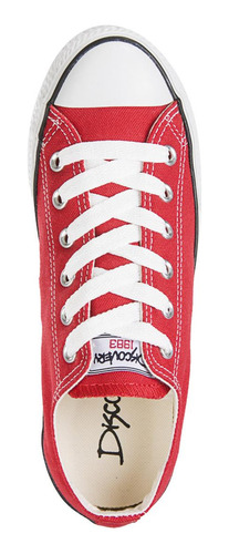 Imagen 6 de 8 de Tenis Discovery Bajo Rojo Unisex Croydon