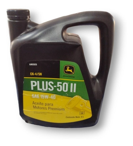 Aceite Sae 15w-40 Plus-50 2 John Deere 4 Lts