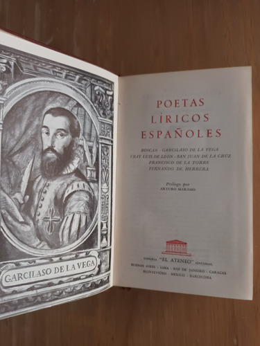 Poetas Líricos Españoles Clásicos Inolvidables El Ateneo (Usado)