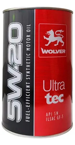 Aceite Wolver 5w20 Sintetico