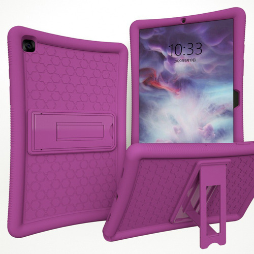 Imagen 2 de 9 de Funda Lenovo M8 En Silicona Mas Mica De Vidrio