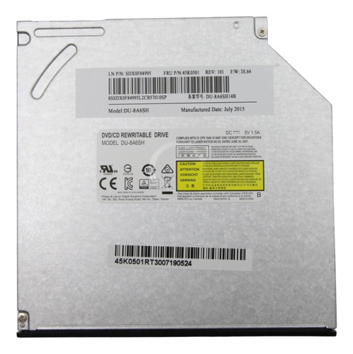 Dvd Para Lenovo Du-8a6sh P900 P500 P700 P300 S40 S50 45k0501