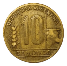 Argentina Moneda 10 Cent 1948 (Usado)