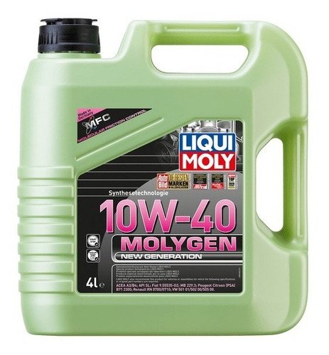 Aceite Liquimoly 10w40 Molygen X4lts Sintetico Aleman