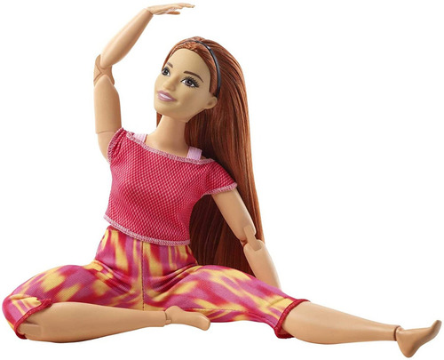 Muñeca Barbie Hecha Para Mover, Curva, Con 22 Articulaciones