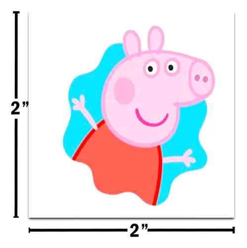 Paquete De Recuerdos De Fiesta Con Tatuajes De Peppa Pig ~ 2