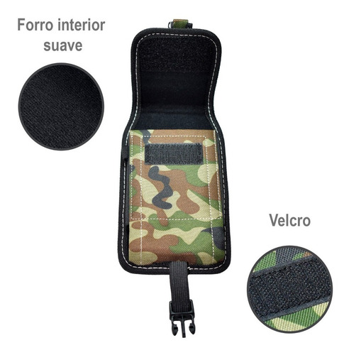 Imagen 5 de 8 de Funda Comando Camuflage Vertical V1 4.7 Y 5.5