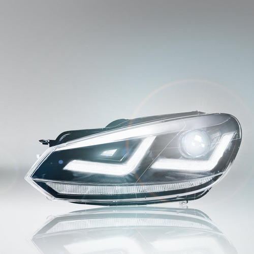 Faros Led Golf Mk6 A6 Modelo Black Precio Por Par Osram