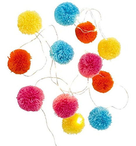 Mesas Parlantes Decoración Boho | Boho Pom Poms Cadena De Lu