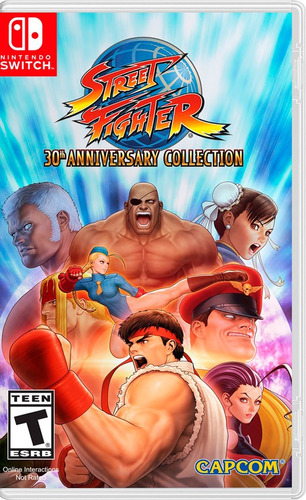 Juego De Nintendo Switch Street Fighter 30 Aniversario Nuevo