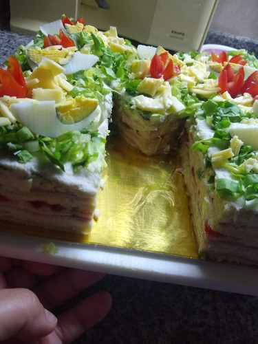 Imagen 6 de 7 de Torta Salada Numeros O Letras Mataderos